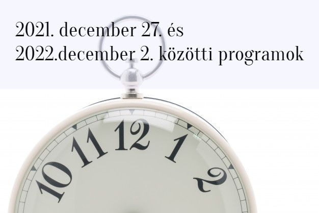 December 27-január 2. közötti programok Budaörsön