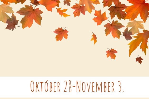 Október 28-november 3. közötti programok