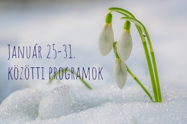 Január 25-31. közötti programok