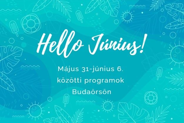 Május 31-június 6. közötti programok