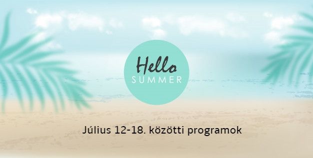 Július 12-18. közötti programok Budaörsön